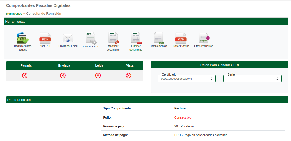 Panel SICOFI 6
